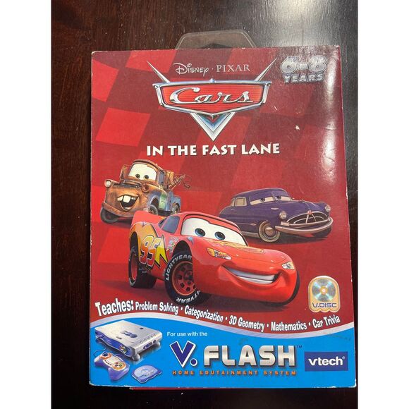 Disney Pixar Cars V.Flash Learning Game System‎ Educational Video Game @ J - Picture 1 of 7